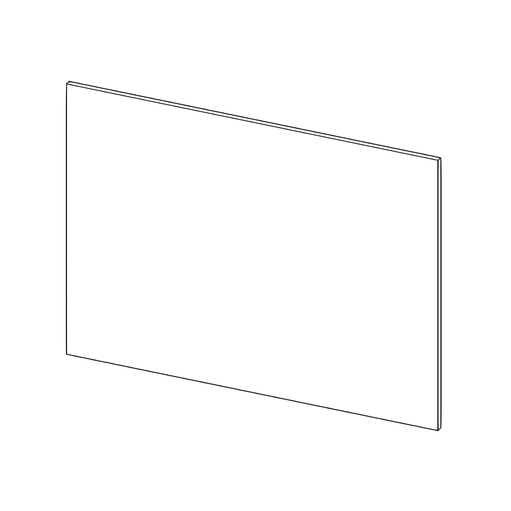 Sidopanel för köksö – stommar rygg mot rygg 60 + 60 cm