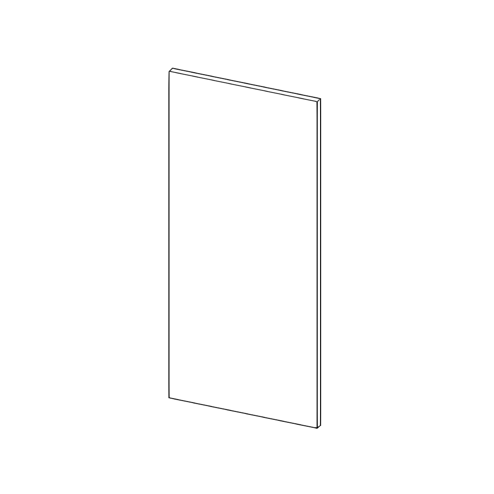 Sidopanel köksö stomdjup: 37 cm                             