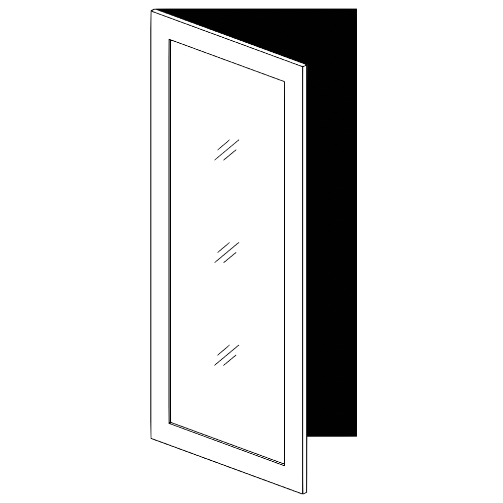 Vitrinlucka – en ram