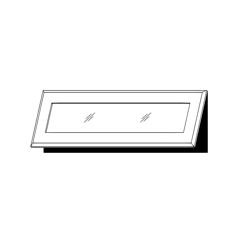 Vitrinlucka – side-by-side kyl