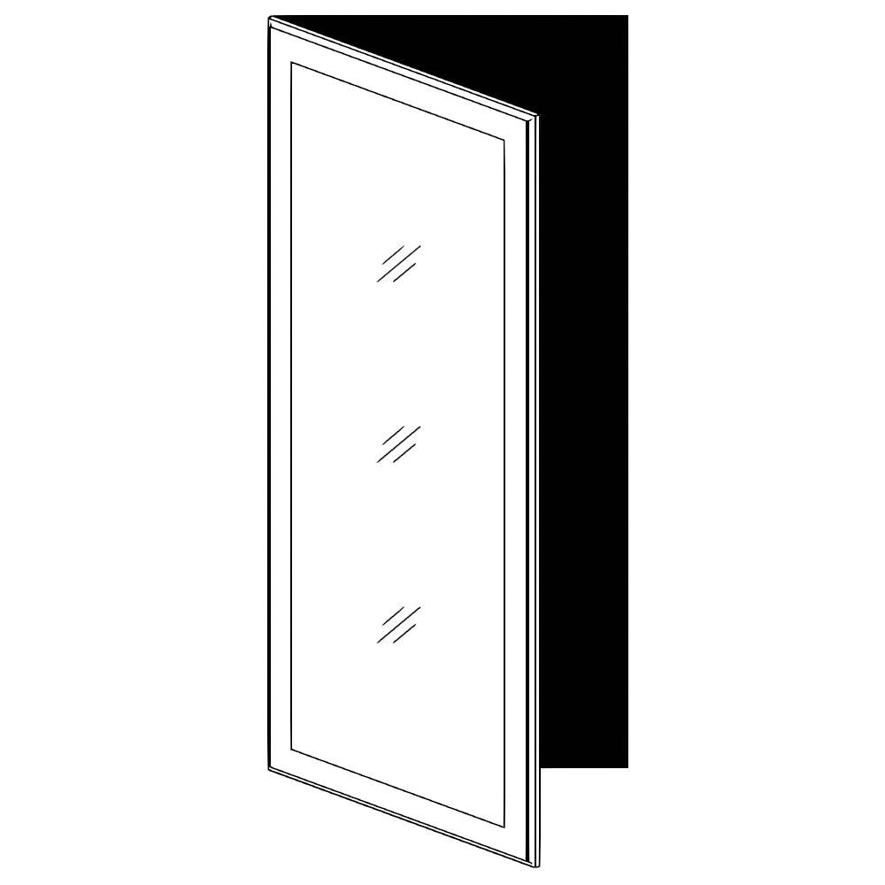 Vitrinlucka – en ram