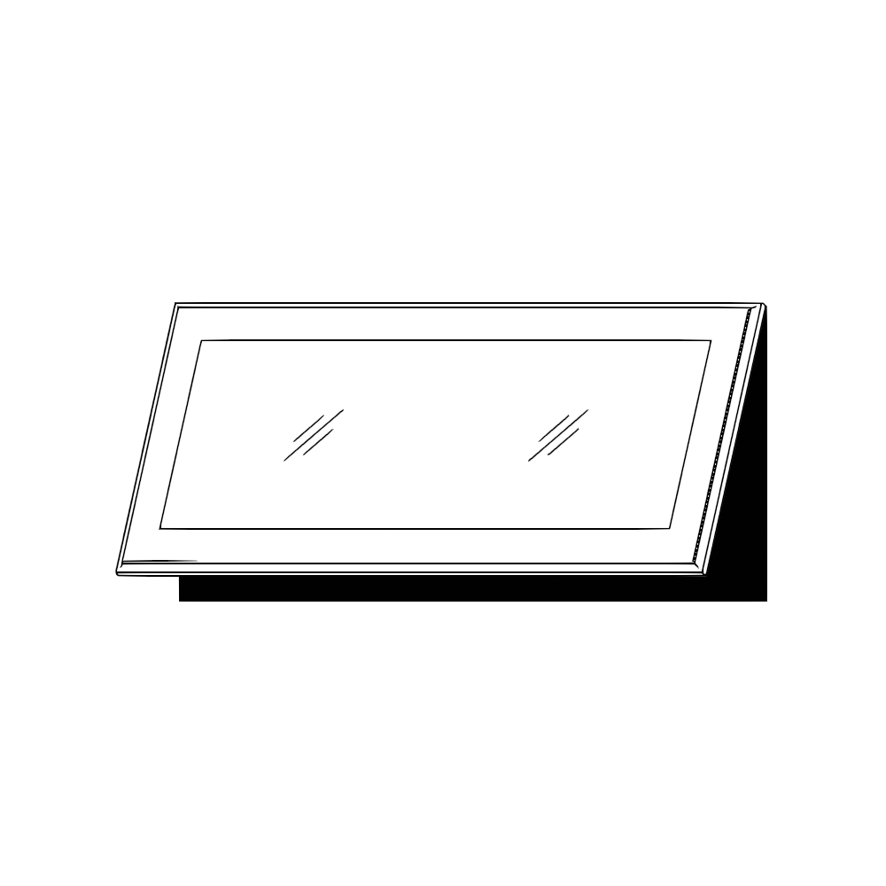 Vitrinlucka – side-by-side kyl